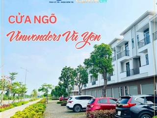 Shophouse centa city  diện tích 75m  mặt đường 56m  giá chỉ 5 tỷ 980  cửa ngõ vũ yên