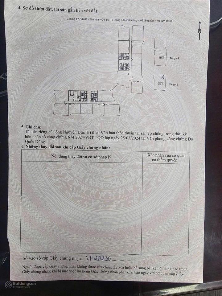 Bán penthouse han jardin ngoại giao đoàn 358,5m view hồ tây sổ đỏ giá 70 tỷ cực hiếm