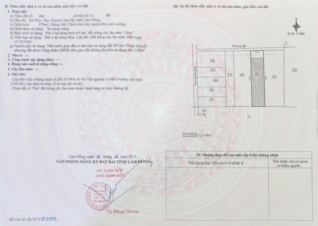 Bán 979m2 đất ở trong cụm dân cư khép kín, view hồ, an ninh tuyệt đối, giá 3 tỷ
