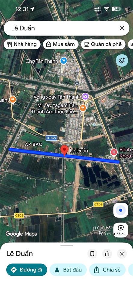 Bán đất tc khu dân cư kênh hiệp thành (đường lê duẩn. tân thạnh tây ninh