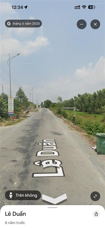 Bán lô đất mặt tiền đường lê duẩn. khu dân cư kênh hiệp thành. tân thạnh. long an (tây ninh)
