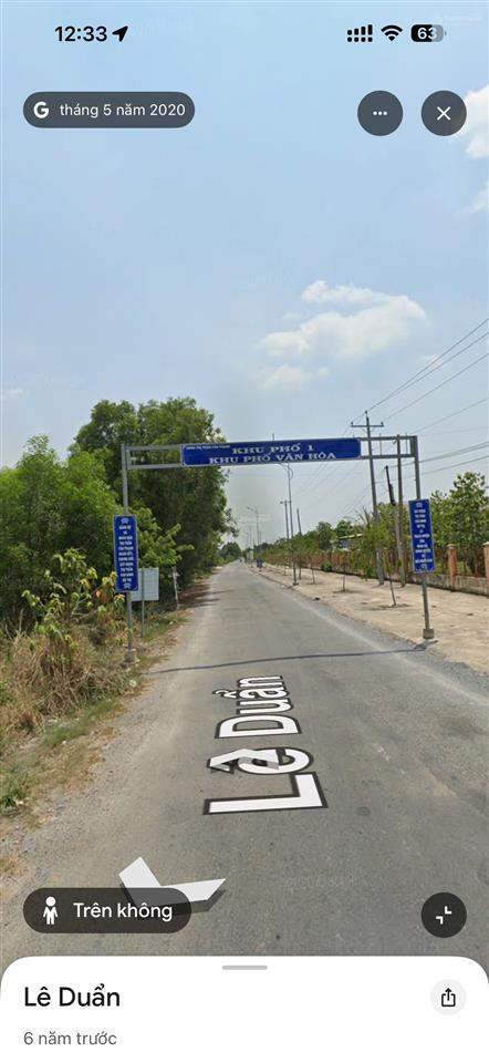 Bán lô đất mặt tiền đường lê duẩn. khu dân cư kênh hiệp thành. tân thạnh. long an (tây ninh)