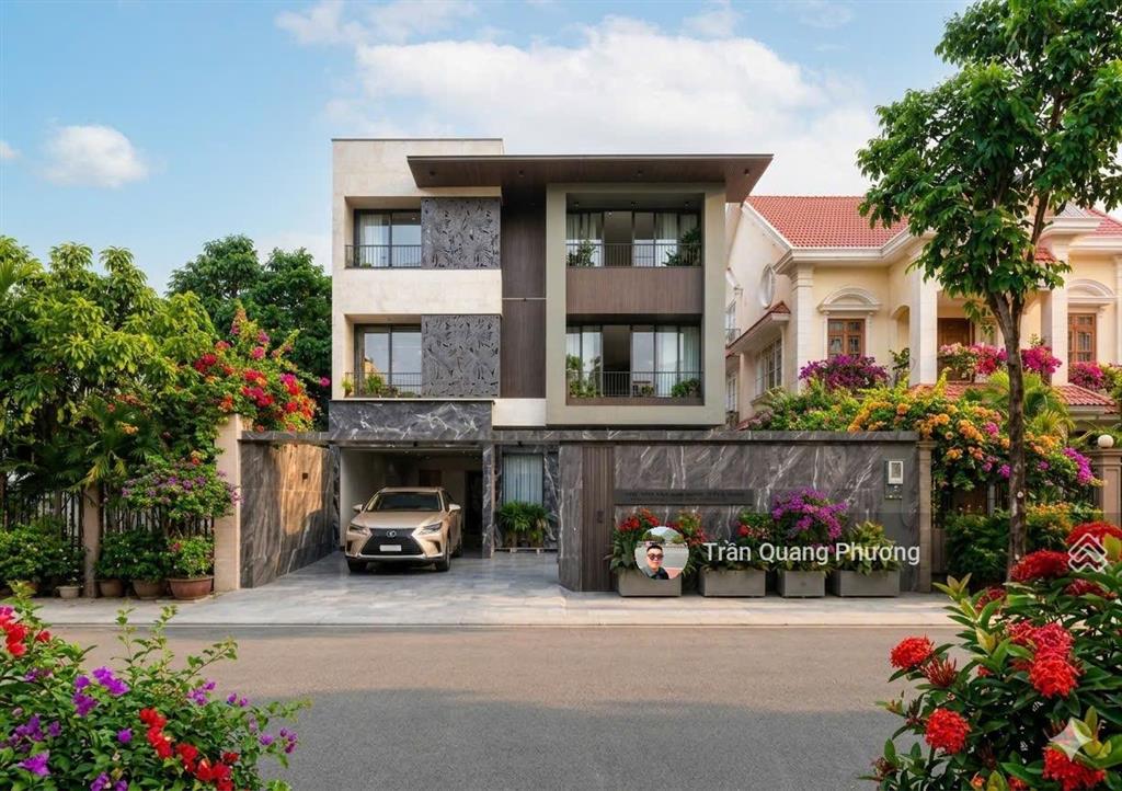Biệt thự sân vườn view sông luxury house kdc tân qui đông, quận 7  11x20m  3 tầng  chỉ 51 tỷ