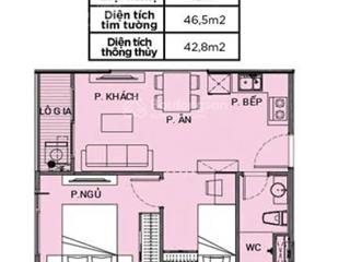 Chính chủ cần bán căn hộ vinhomes grand park q9 1pn+, 1wc 46,5m2 giá 2,5t