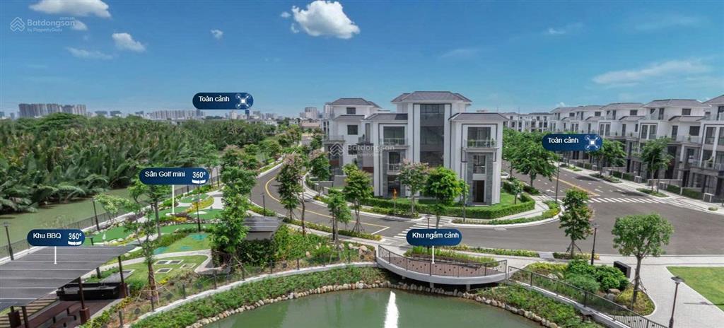 Dinh thự quận 2, view sông và công viên 4000m2. dt đất 520m2. nhà sẵn. giá 100 tỷ
