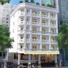 Bán toà nhà góc 2 tiền châu văn liêm q5. dt đất 305m2. dt sàn 1800m2. xây 7 tầng. giá 350 tỷ