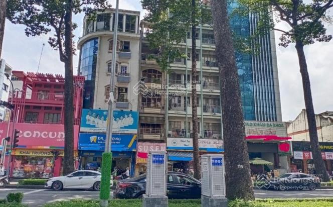 Bán toà nhà góc 2 tiền châu văn liêm q5. dt đất 305m2. dt sàn 1800m2. xây 7 tầng. giá 350 tỷ