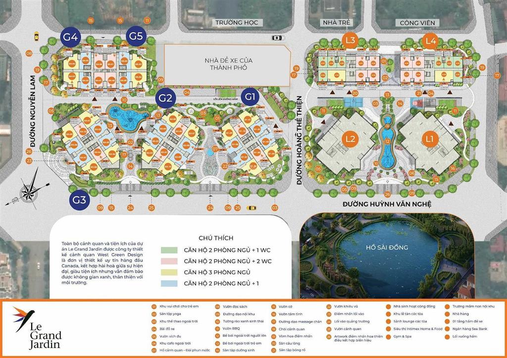 Bán cc 82m2 tại le grand jardin sài đồng, giá thỏa thuận, view đẹp