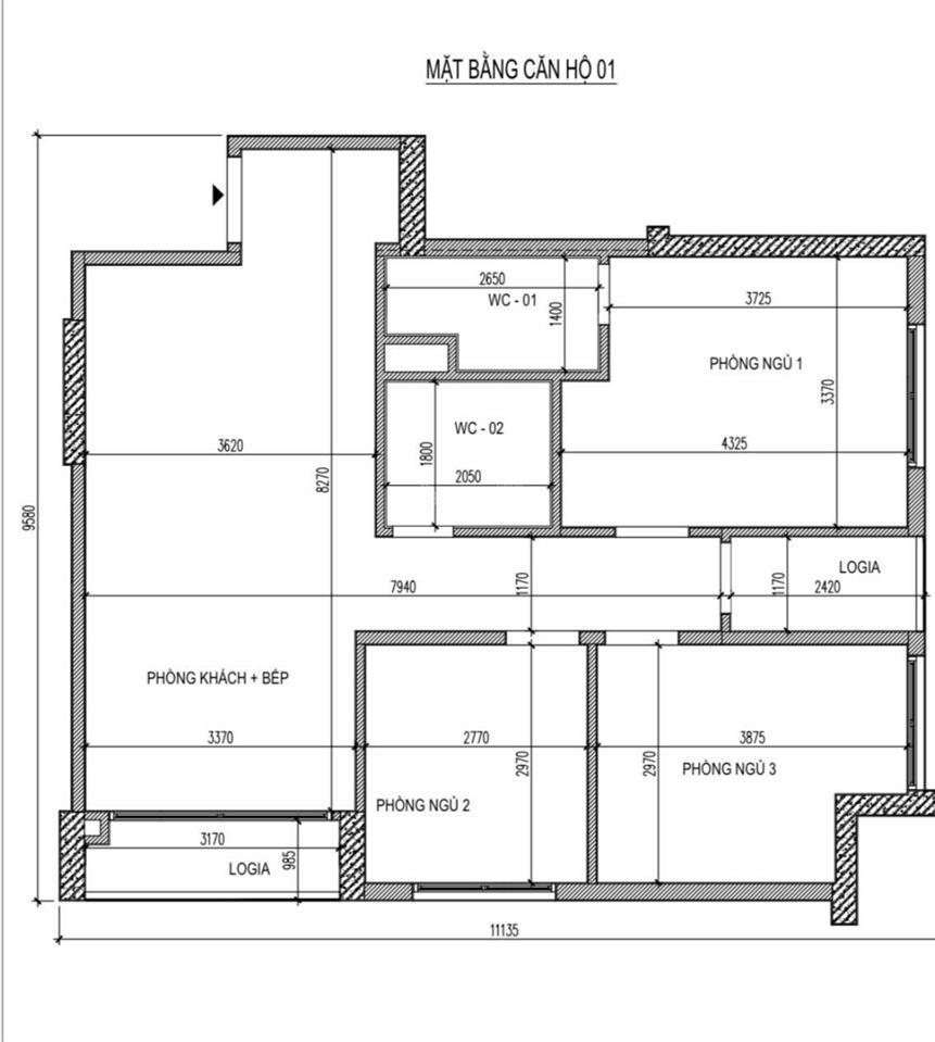 Bán căn 3 ngủ 85m2 giá 7,x tỷ tại chung cư phương đông green home long biên