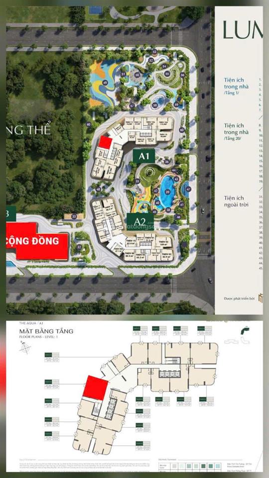 Bán shop chân đế lumiere evergreen smart city lô góc sảnh 58m2, vị trí đắc địa,  0986 122 ***
