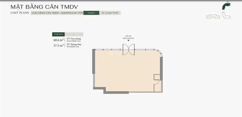 Bán shop chân đế lumiere evergreen smart city lô góc sảnh 58m2, vị trí đắc địa,  0986 122 ***