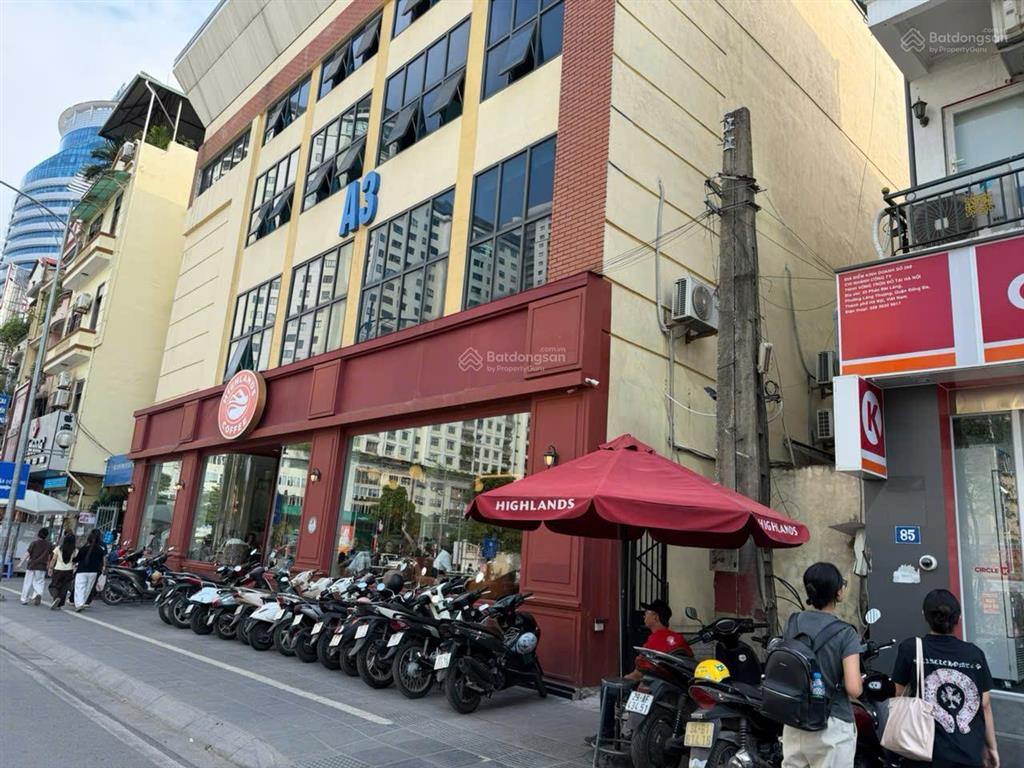 Hiếm có cho thuê tòa nhà 9 tầng mặt phố huỳnh thúc kháng kéo dài 3 mặt thoáng kinh doanh đỉnh