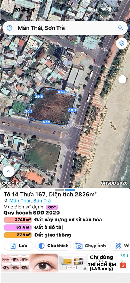 Bán lô góc 3 mặt tiền hoàng sa  nguyễn huy chương  kiệt 5m cam kết hàng chuẩn  sổ sẵn giao dich