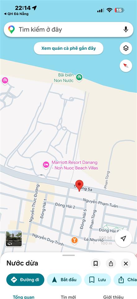 Bán 3 lô liền mt biển trường sa đối diện bãi tắm non nước