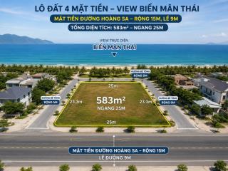 Cực phẩm 4 mặt tiền hoàng sa view biển mân thái vip
