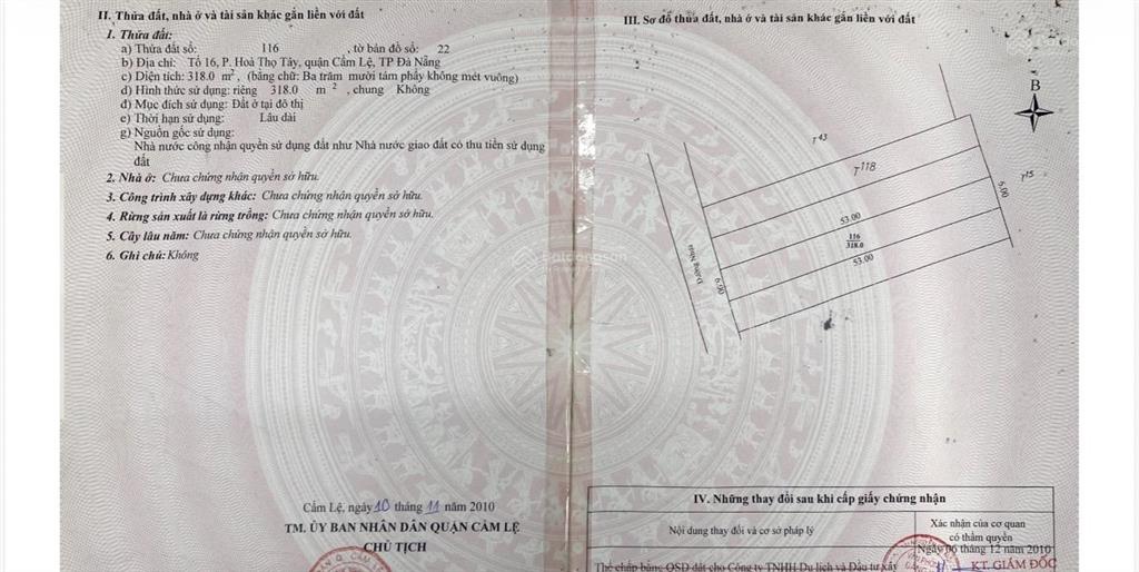 Bán mt tôn đản ngang 12m giá chỉ 30tr/m2 quá rẻ