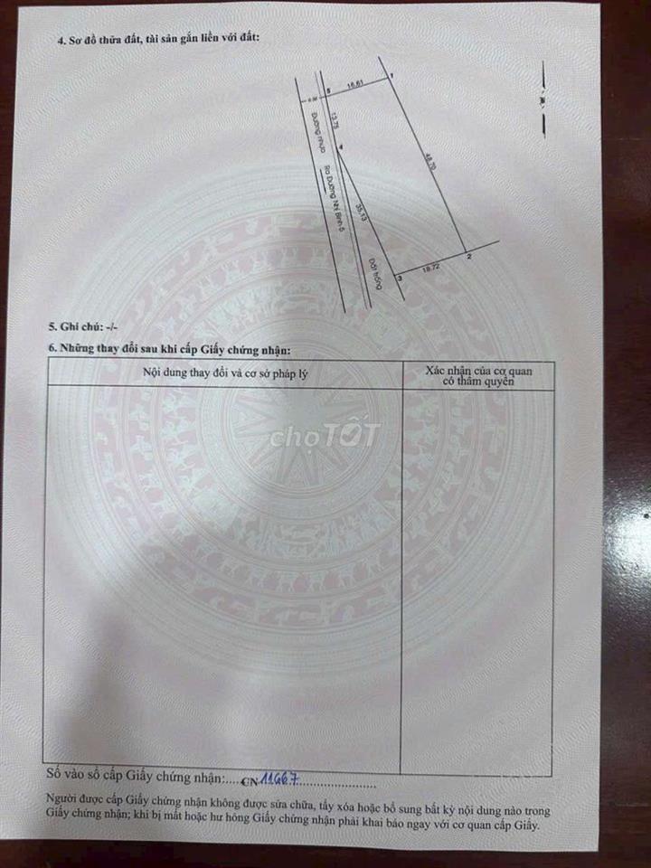 Bán đất Nhị Bình Hóc Môn TP HCM 