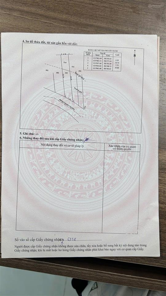 Chỉ 500tr có lô đất mặt tiền kd 7,75x34m full thổ, vay bank 80%.  0973 610 ***
