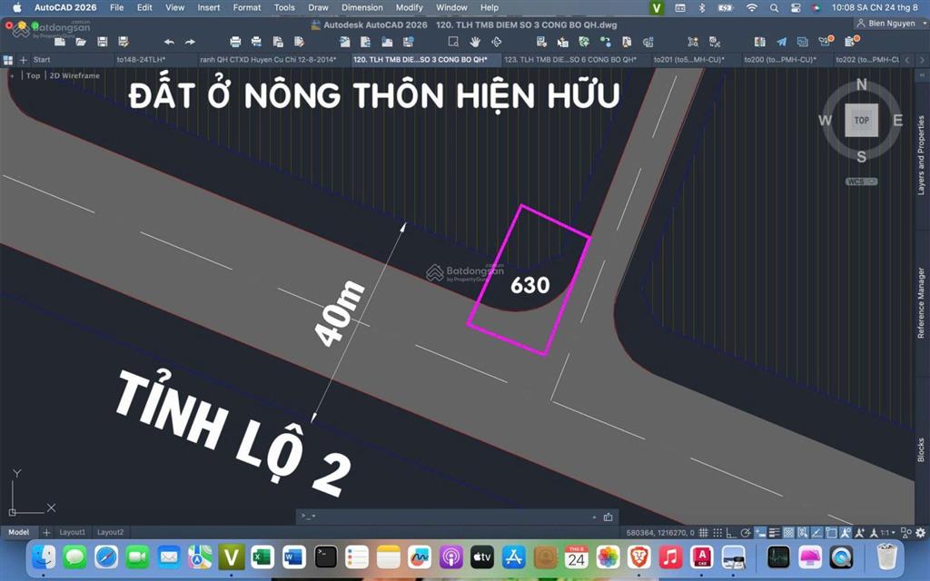 Mt tỉnh lộ 2 lô góc cực đẹp full thổ 100%, dân đông, dt 15x23m chỉ 323triệu/mét.  0973 610 ***