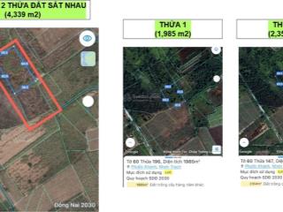 Chính chủ bán hơn 4339m2 (2 sổ) đất vườn xã phước khánh nhơn trạch (xe máy vào đến đất)