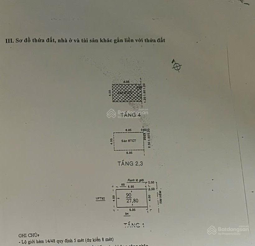 Hiếm  6,5 tỷ sở hữu nhà 4 tầng + hẻm xe hơi lưu thông  ngay khu biệt thự quận tân bình
