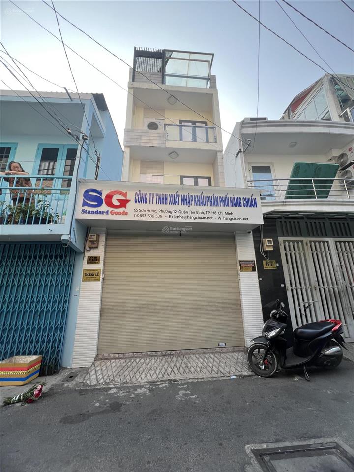 Nhà 4 tầng  mt đường 5m ngay phường 12, quận tân bình  48m² chỉ 8 tỷ