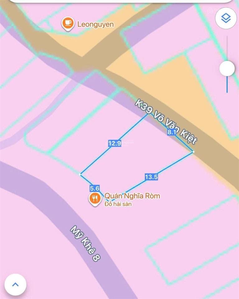 Bán lô đất mỹ khê 8, 87m2 gần biển, sát võ văn kiệt giá tốt 14,x tỷ