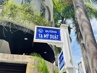 Bán nhà 4 tầng mt đường tạ mỹ duật, khu phố tây, sát phạm văn đồng, dt 87,5m2