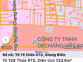 Đất nền giang điền (xã trảng bom mới) 1ty2 5 dài 25 srtc 1sẹc bình minh giang điền, kcn, kdl .