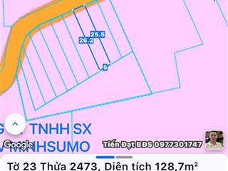Đất nền xã đồi 61 giờ sáp nhập xã an viễn 128.7m2 srtc 930 triệu gần chợ trường học uỷ ban .