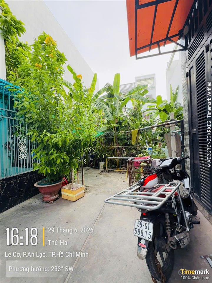 Cần bán nhà đẹp 1/ lê cơ, phường an lạc, bình tân, cách kinh dương vương 500m