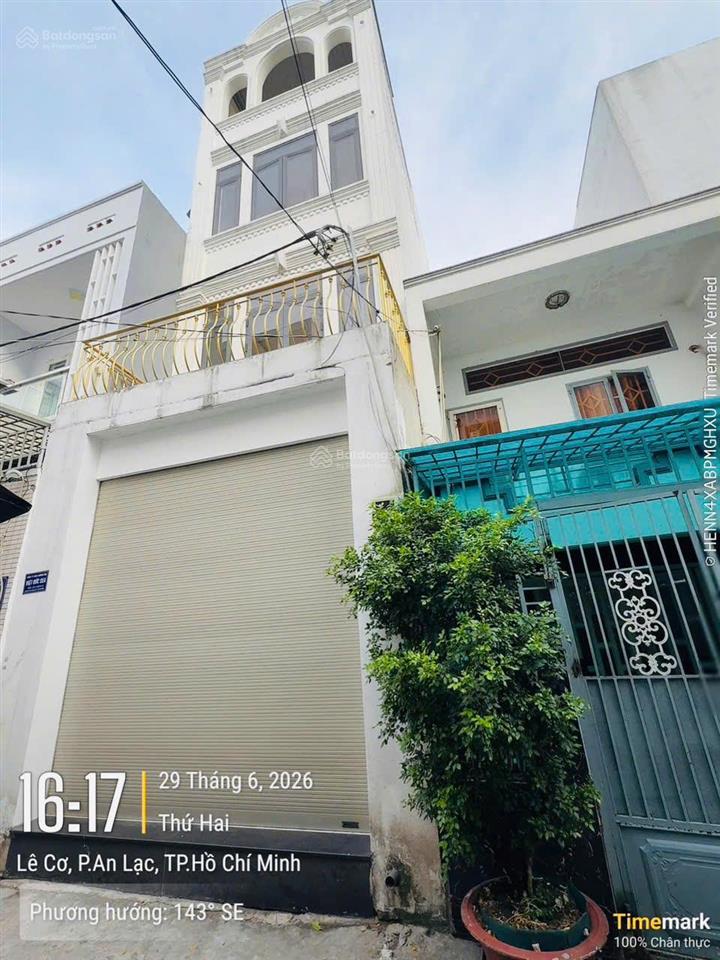 Cần bán nhà đẹp 1/ lê cơ, phường an lạc, bình tân, cách kinh dương vương 500m