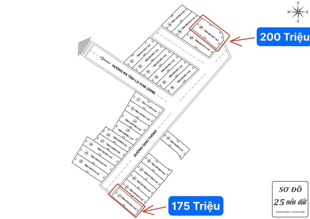 Bán 2 suất đất cuối cùng tại trung tâm xã thạch bình, ngay sau trường thcs, công an và ubnd xã