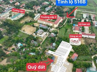 Bán 2 suất đất cuối cùng tại trung tâm xã thạch bình, ngay sau trường thcs, công an và ubnd xã