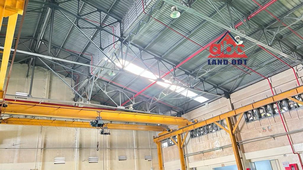XT119 cho thuê nhà xưởng kiên cố, sẵn dàn cầu trục lớn phục vụ SX ngành nghề CNC