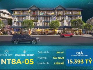 Nt8a05 liền kề 2 mặt tiền * vinhomes pearl bay nha trang * khu ngọc trai sở hữu lâu dài giá đợt 1