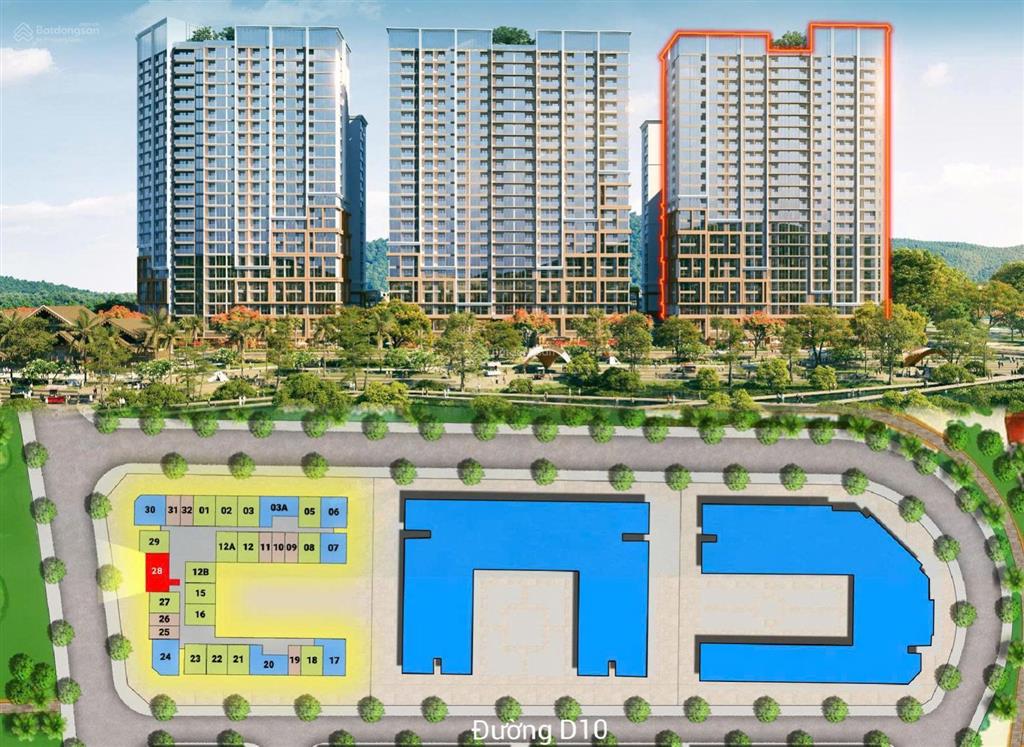 View sông căn hộ 2pn rộng 88.6m2 tại the onsen 3 tổ ấm nghỉ dưỡng chuẩn nhật cho cả gia đình