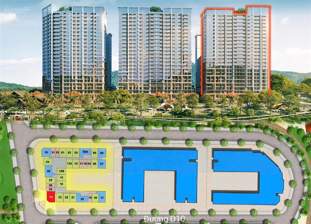 Căn góc 2pn (0312b24) the onsen 3  view kép 2 dòng sông  ưu đãi khủng chiết khấu thẳng 1 tỷ đồng!