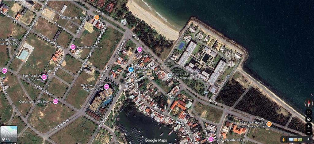 Đất biển cửa đại, hội an  dt 500m2, mặt tiền 20m cách biển 150m