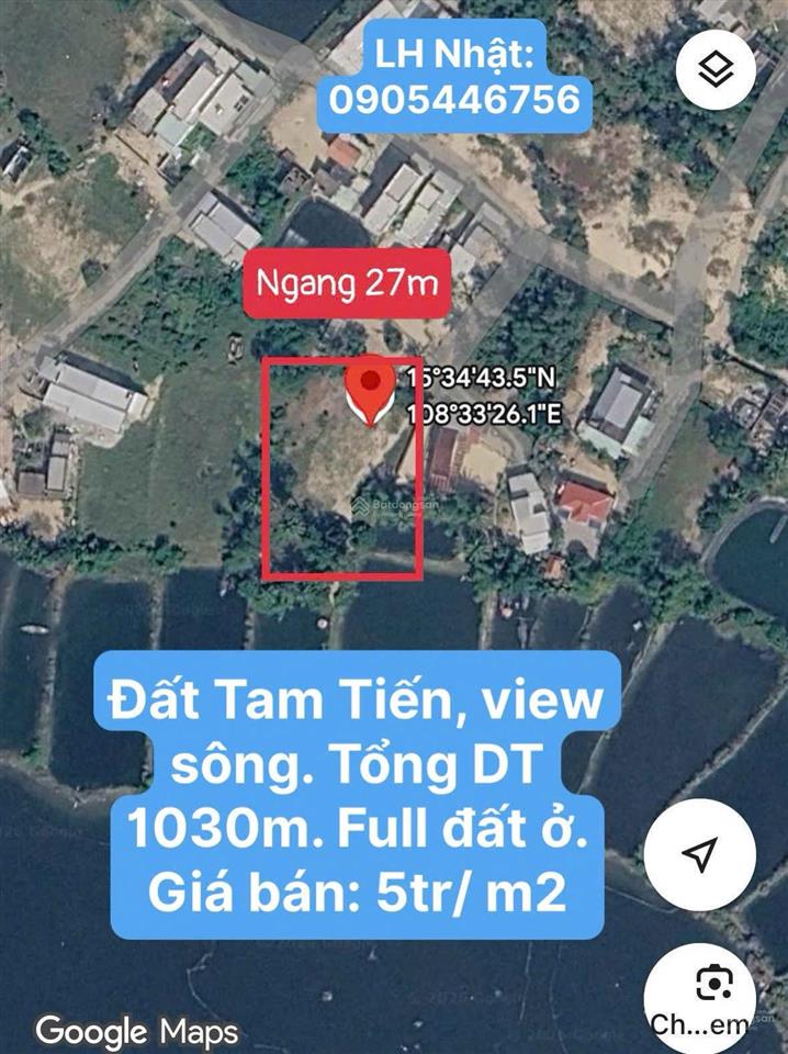 Bán lô đất tam tiến 1030m2 full đất ờ, có thể tách thửa.