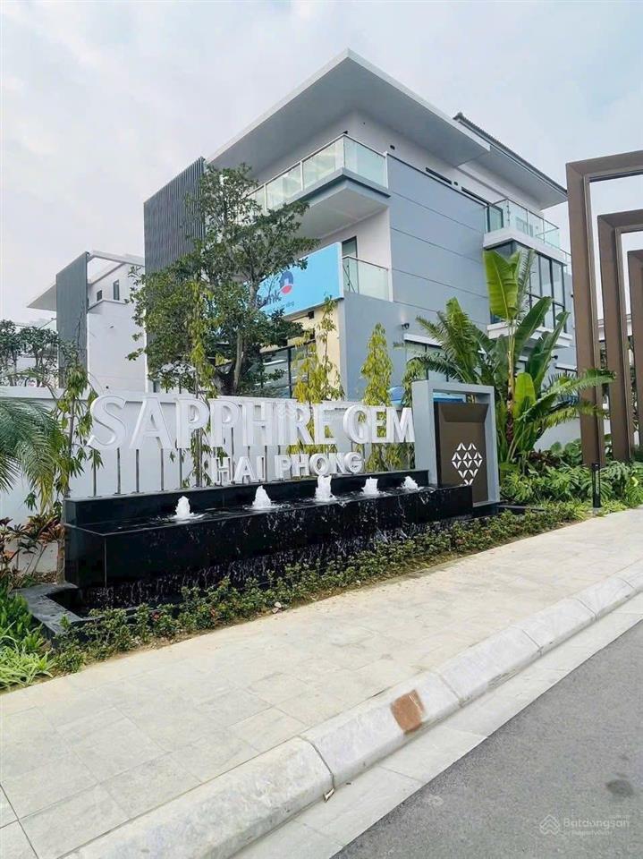 Liền kề sân vườn 125m2 sapphire gem hải phòng  1 bước chân đến tthc mới