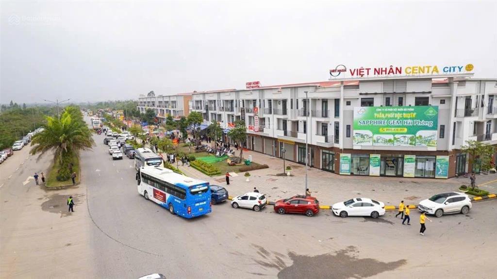 Bán nhanh shop 2 mặt tiền 92m2 centa city hải phòng