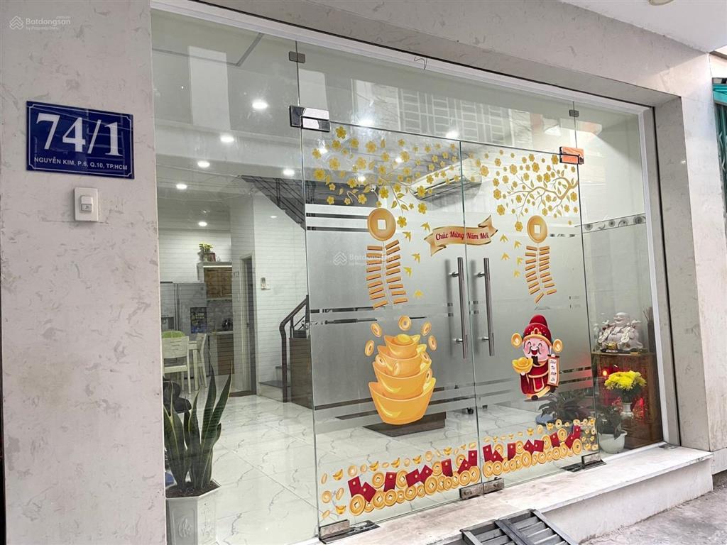Nhà 48m2 hẻm 6m cách 1 căn ra mặt tiền nguyễn kim, gần bv chợ rẫy, sân thống nhất