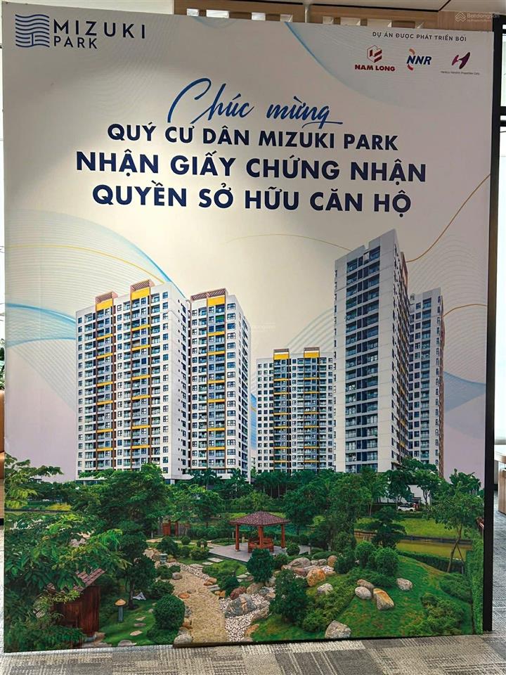 Khu đô thị mizuki park  chính chủ bán căn hộ 2pn view landmark81