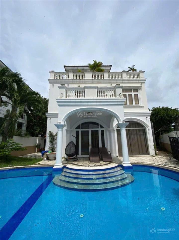 Biệt thự phong cách châu âu có hồ bơ hiếm nhất quận 7 liền kề phú mỹ hưng dt 600m2 đất 76 tỷ (tl)