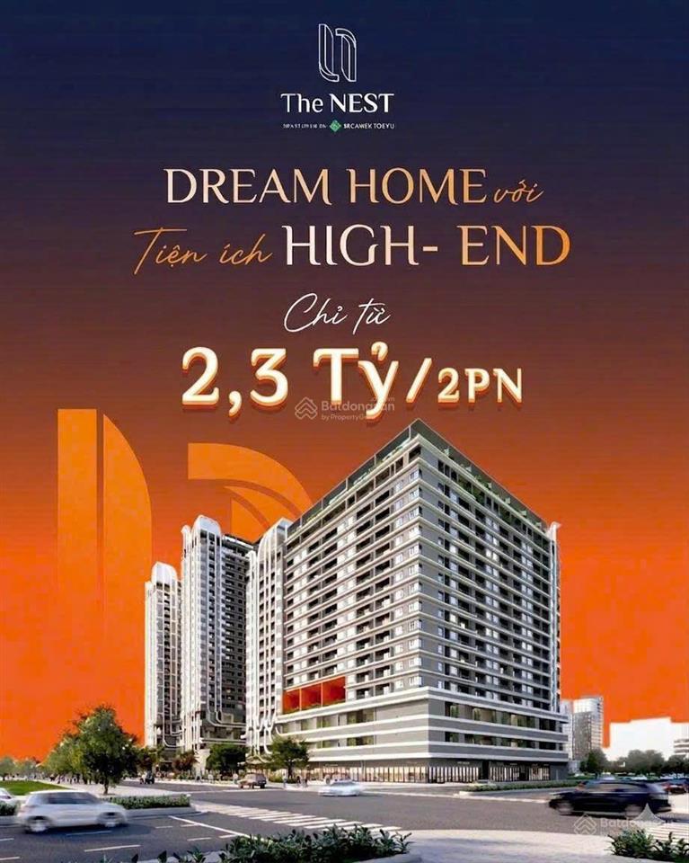 Căn hộ nhật bản  chỉ 2,3 tỷ/căn 2pn, ngay trung tâm phường bình dương