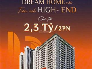 Căn hộ nhật bản  chỉ 2,3 tỷ/căn 2pn, ngay trung tâm phường bình dương