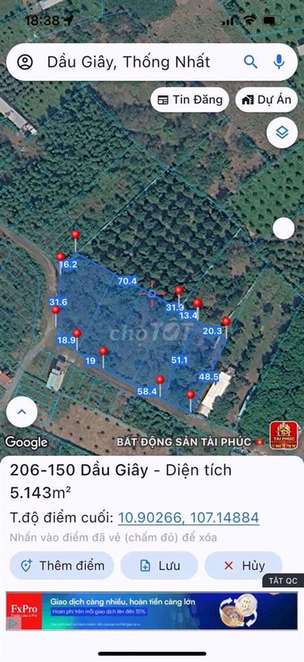 BÁN HƠN 5.200M² ĐẤT BÀU LƯƠN – DẦU GIÂY, ĐỒNG NAI
