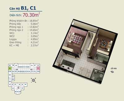 Bán cc cheery 3 apartment, 5 tỷ, 70m2, ở nguyễn thị sóc, hóc môn, hcm