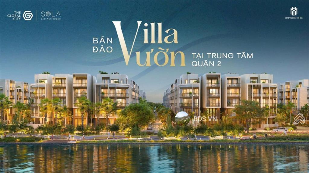 Biệt thự sola  đảo ánh dương, 50 tỷ vnd, 400m2 tại an phú, q2, tphcm